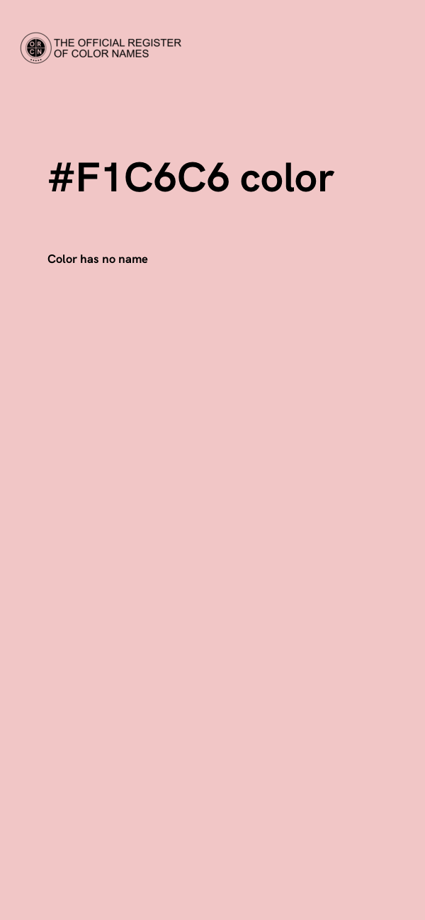 #F1C6C6 color image