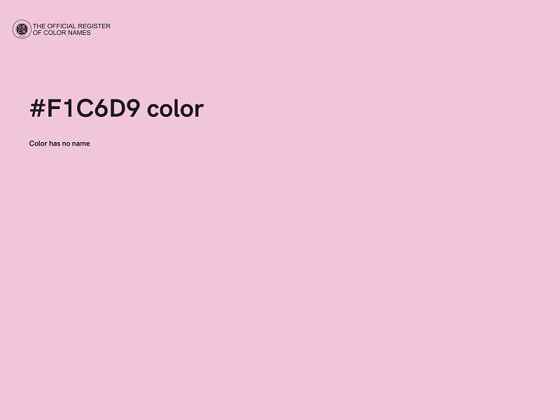 #F1C6D9 color image