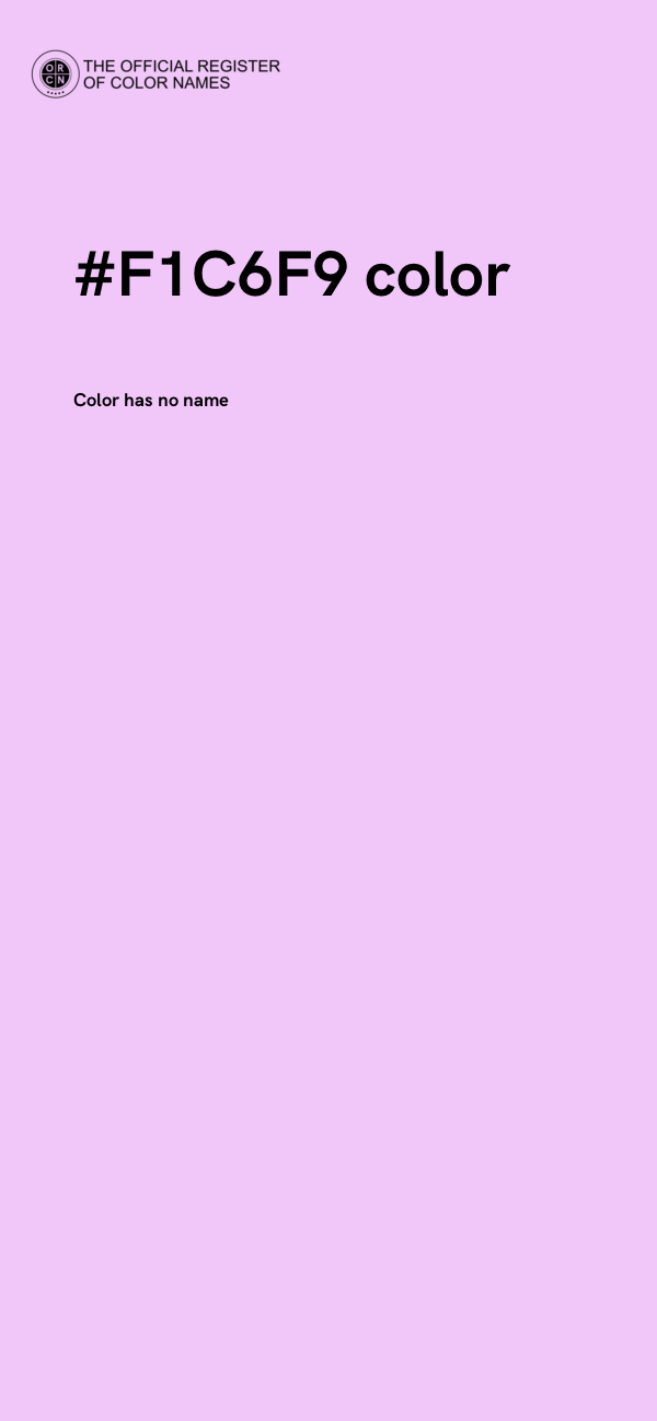 #F1C6F9 color image