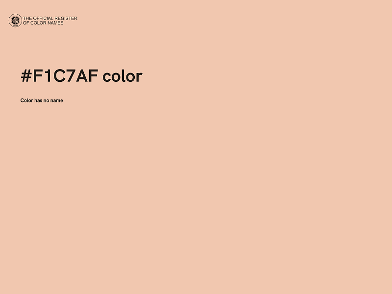 #F1C7AF color image