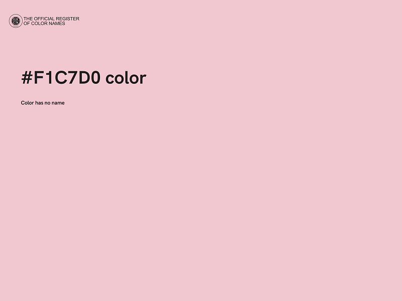 #F1C7D0 color image