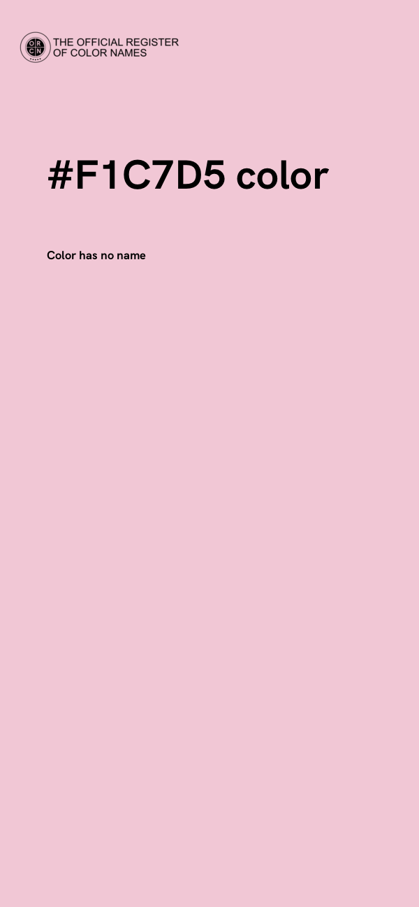 #F1C7D5 color image