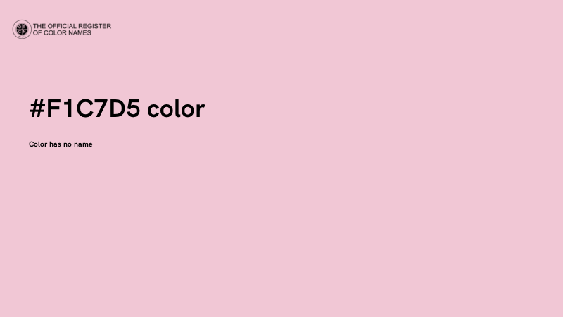 #F1C7D5 color image