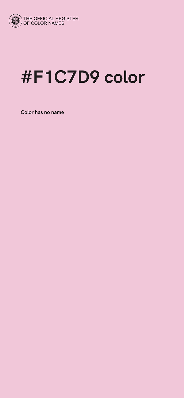 #F1C7D9 color image