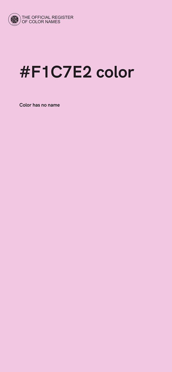 #F1C7E2 color image