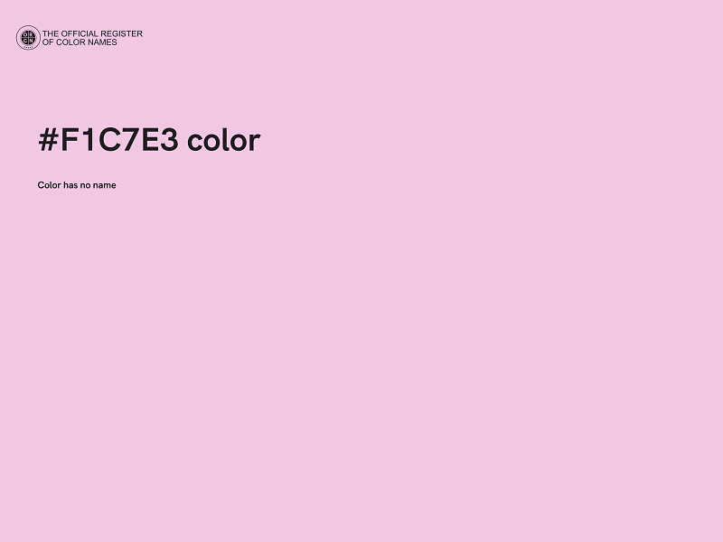 #F1C7E3 color image