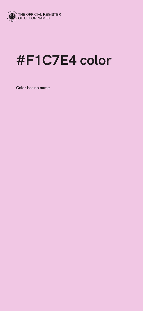 #F1C7E4 color image