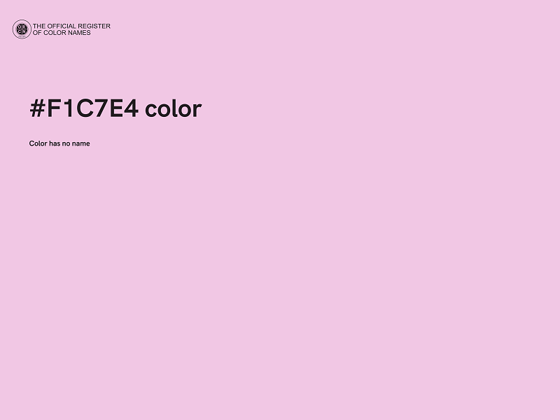#F1C7E4 color image