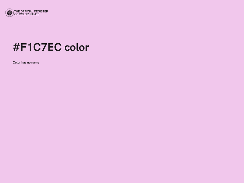 #F1C7EC color image