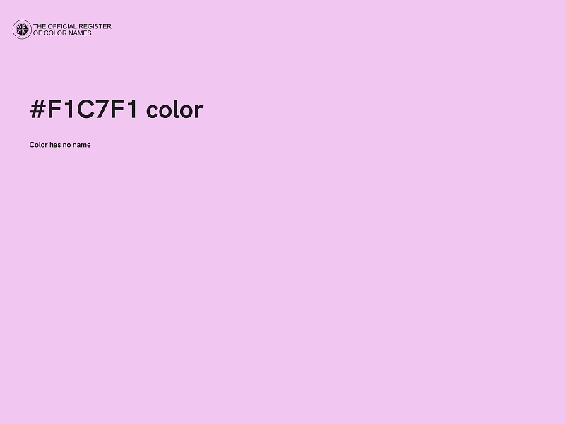 #F1C7F1 color image