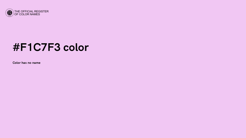 #F1C7F3 color image