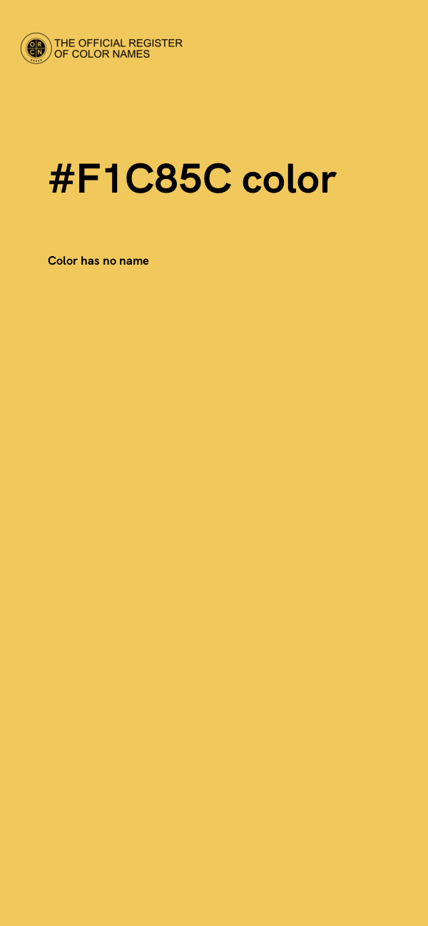 #F1C85C color image