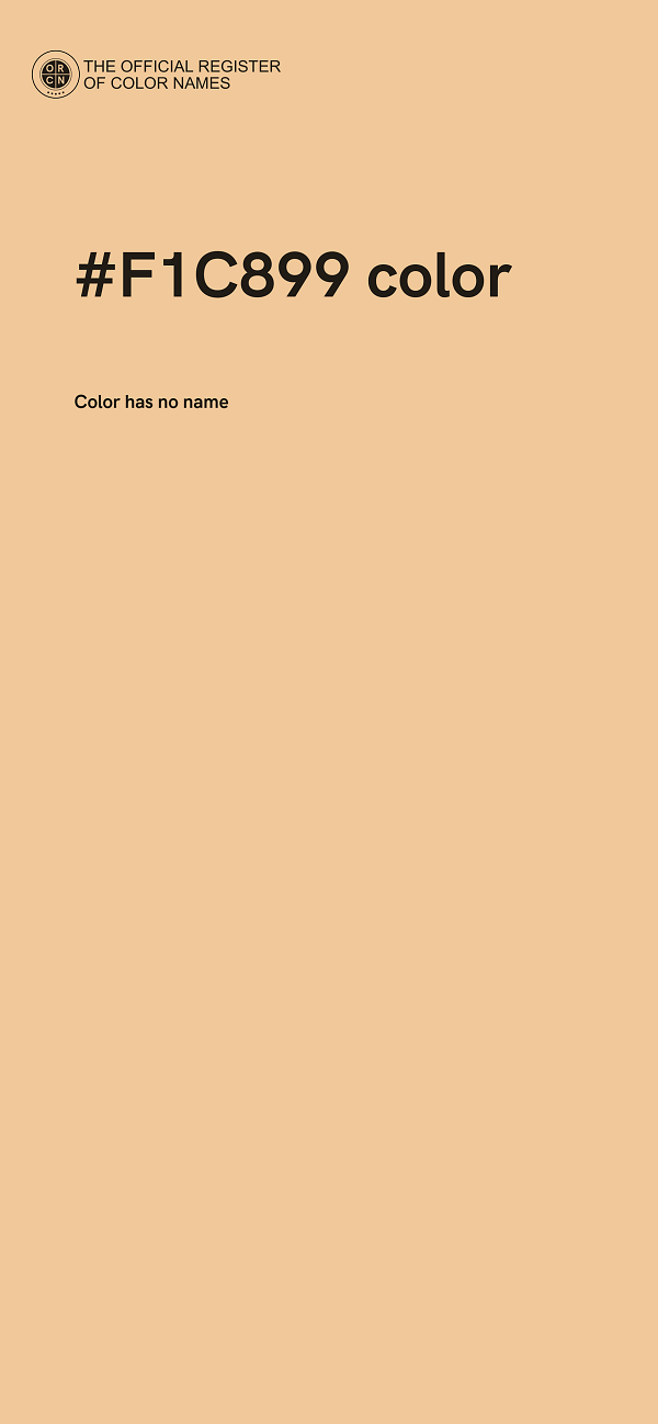 #F1C899 color image
