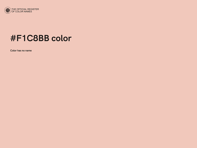 #F1C8BB color image