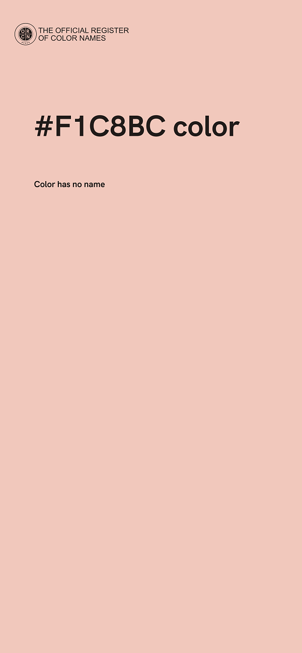 #F1C8BC color image
