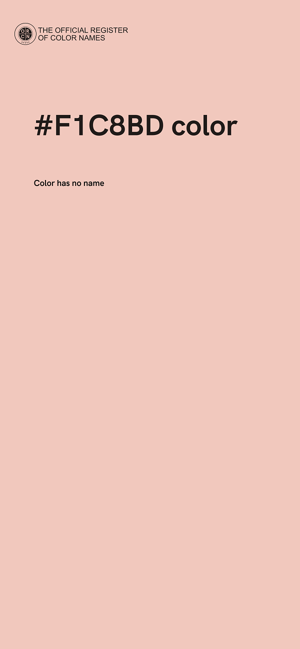#F1C8BD color image
