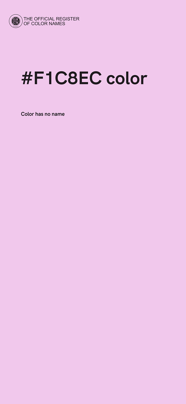 #F1C8EC color image