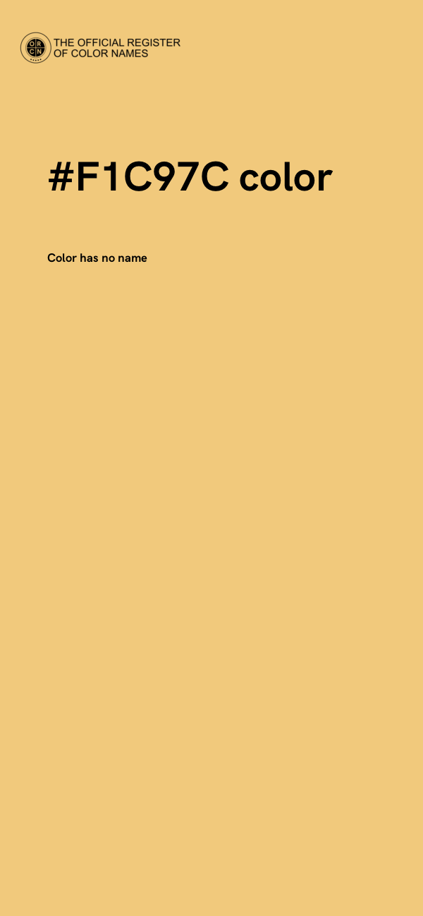 #F1C97C color image