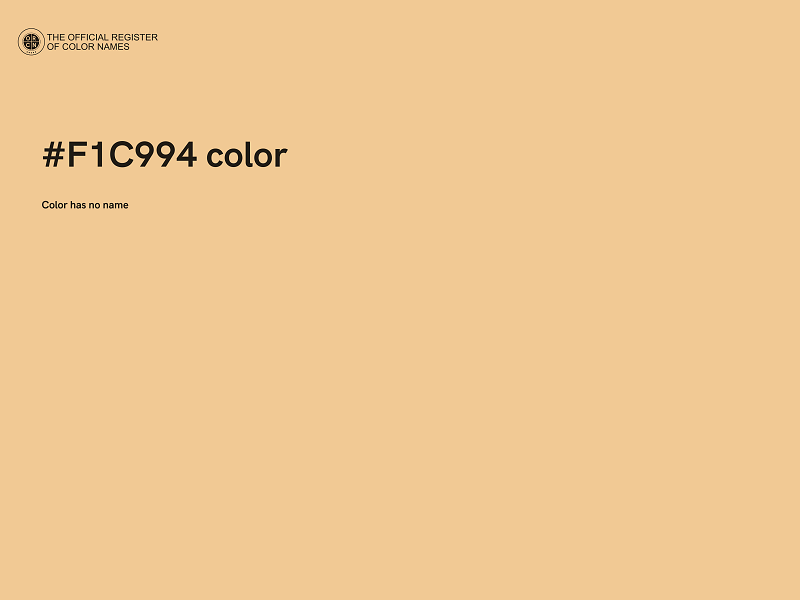 #F1C994 color image