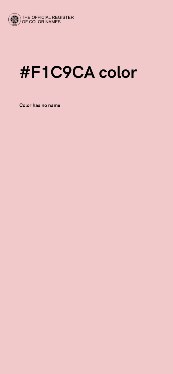 #F1C9CA color image