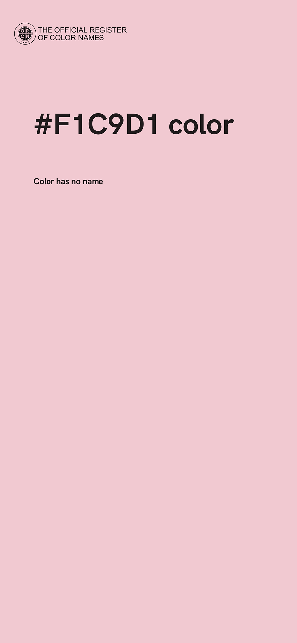 #F1C9D1 color image