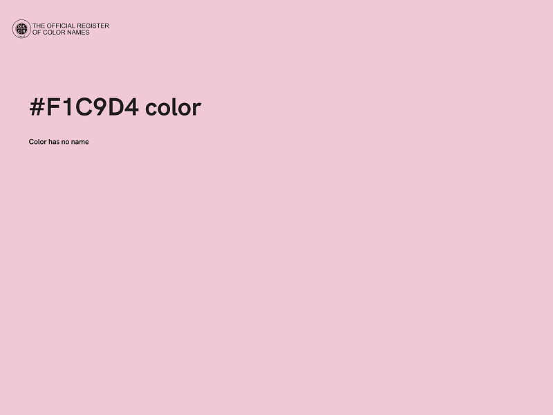 #F1C9D4 color image