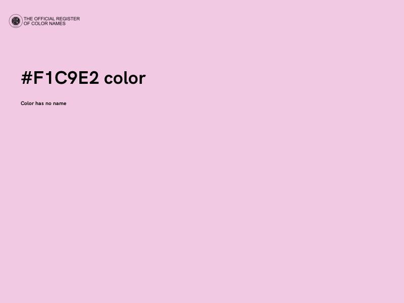 #F1C9E2 color image