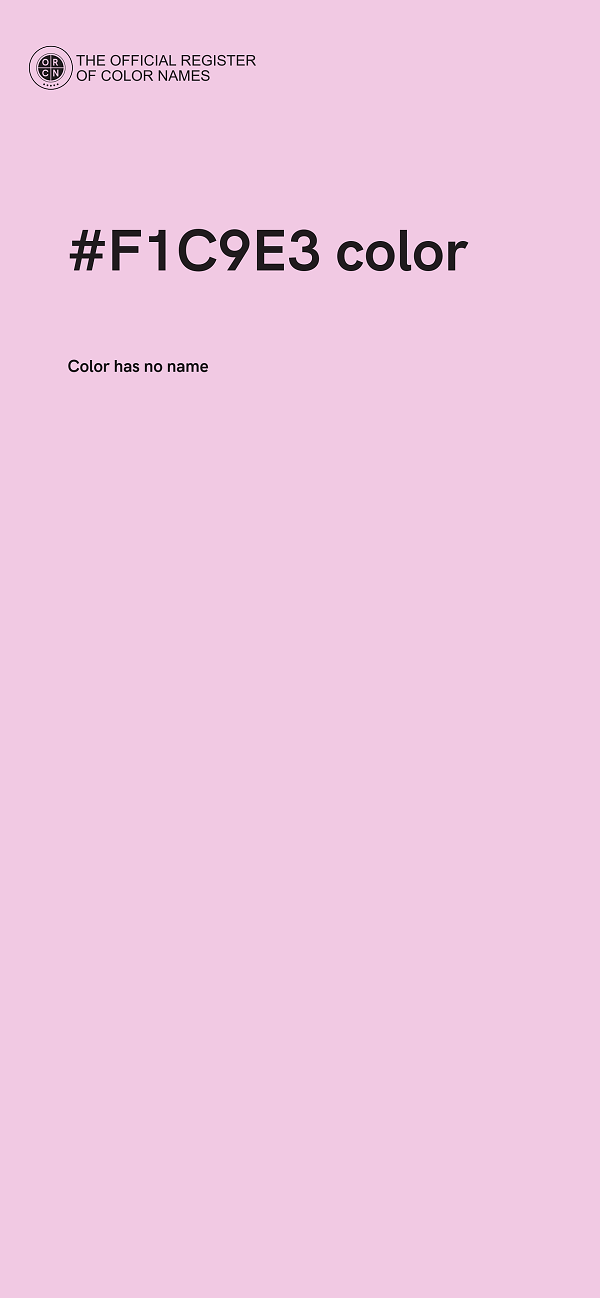 #F1C9E3 color image