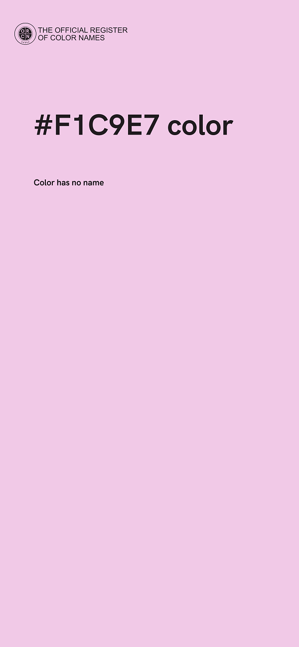 #F1C9E7 color image