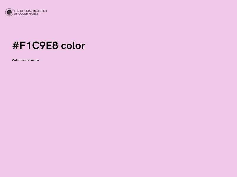 #F1C9E8 color image