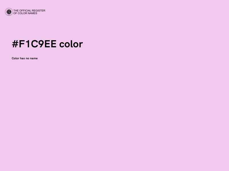 #F1C9EE color image