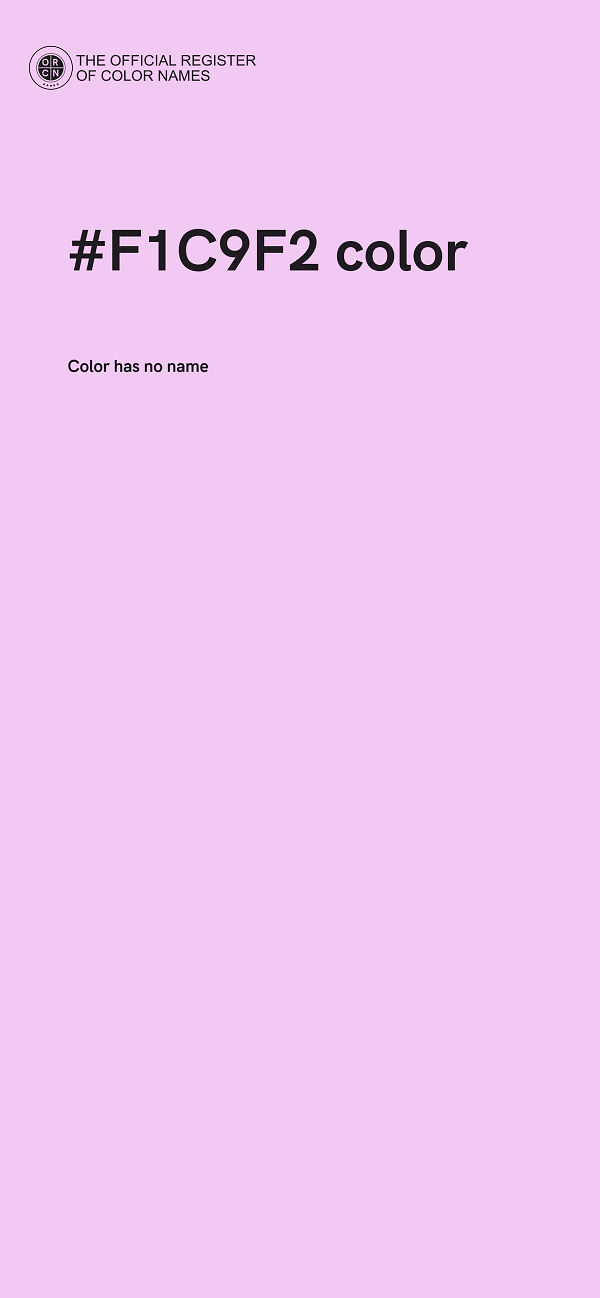 #F1C9F2 color image