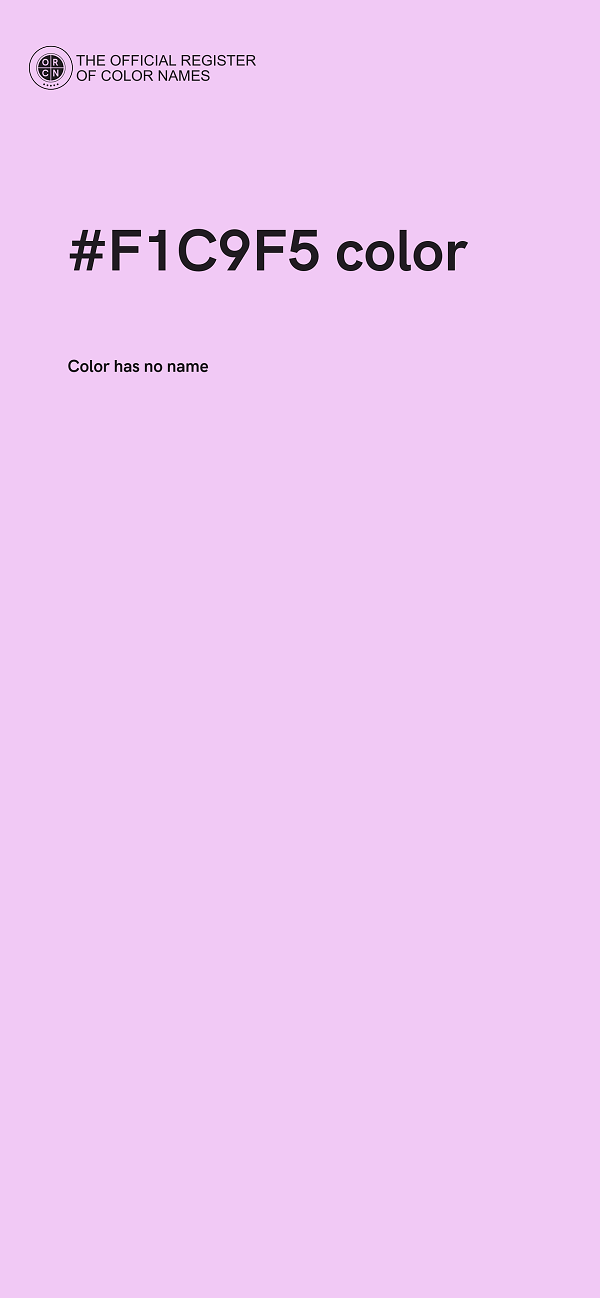 #F1C9F5 color image