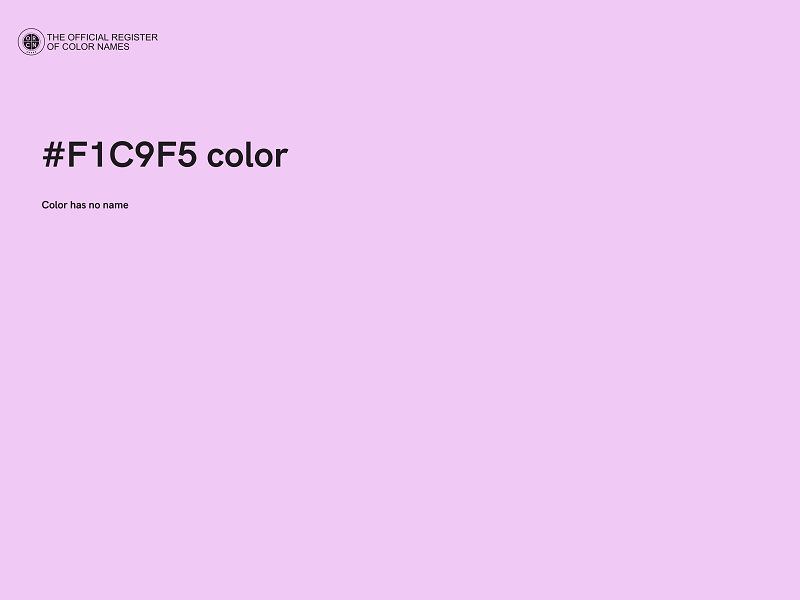 #F1C9F5 color image