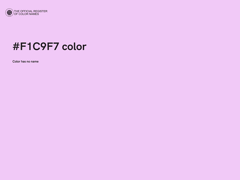 #F1C9F7 color image