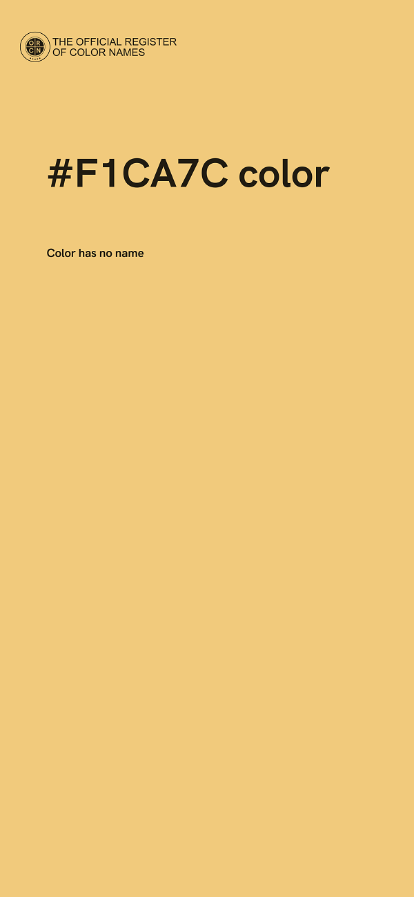 #F1CA7C color image