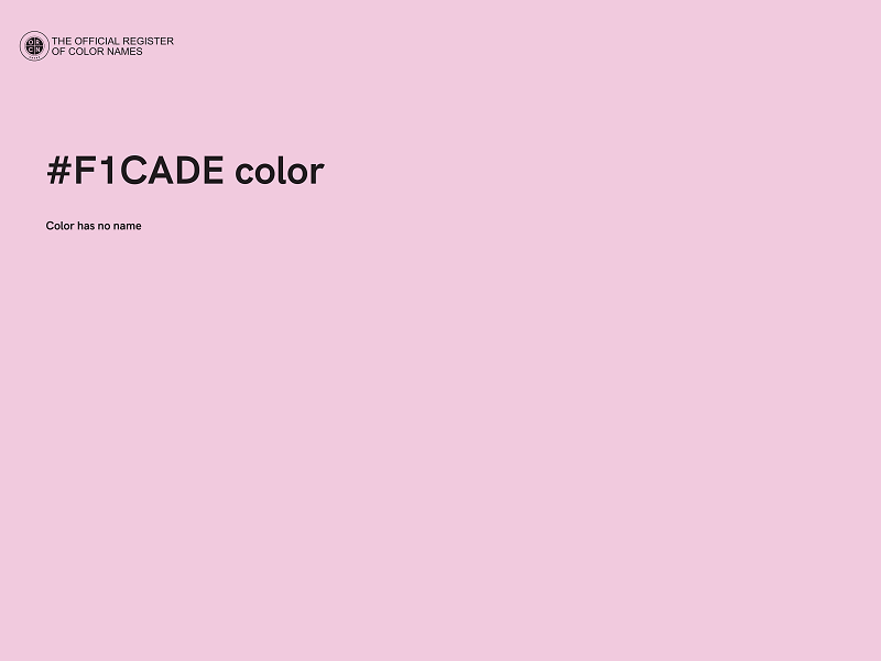 #F1CADE color image