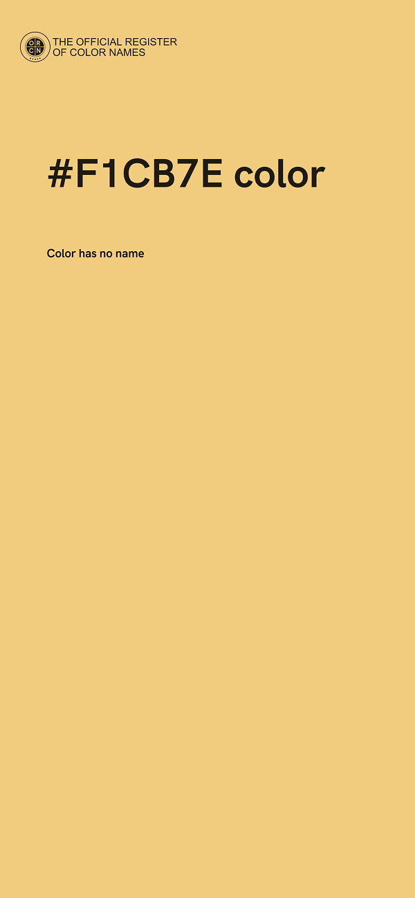 #F1CB7E color image