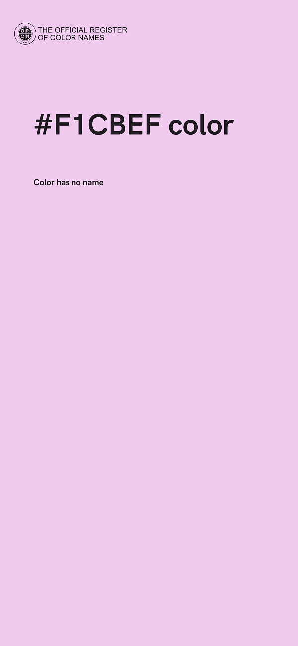 #F1CBEF color image