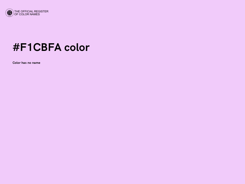 #F1CBFA color image