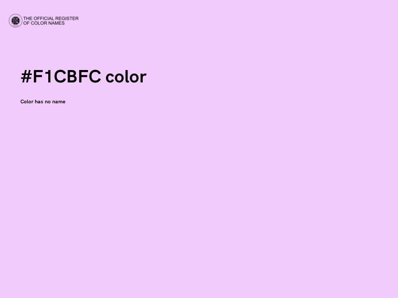 #F1CBFC color image