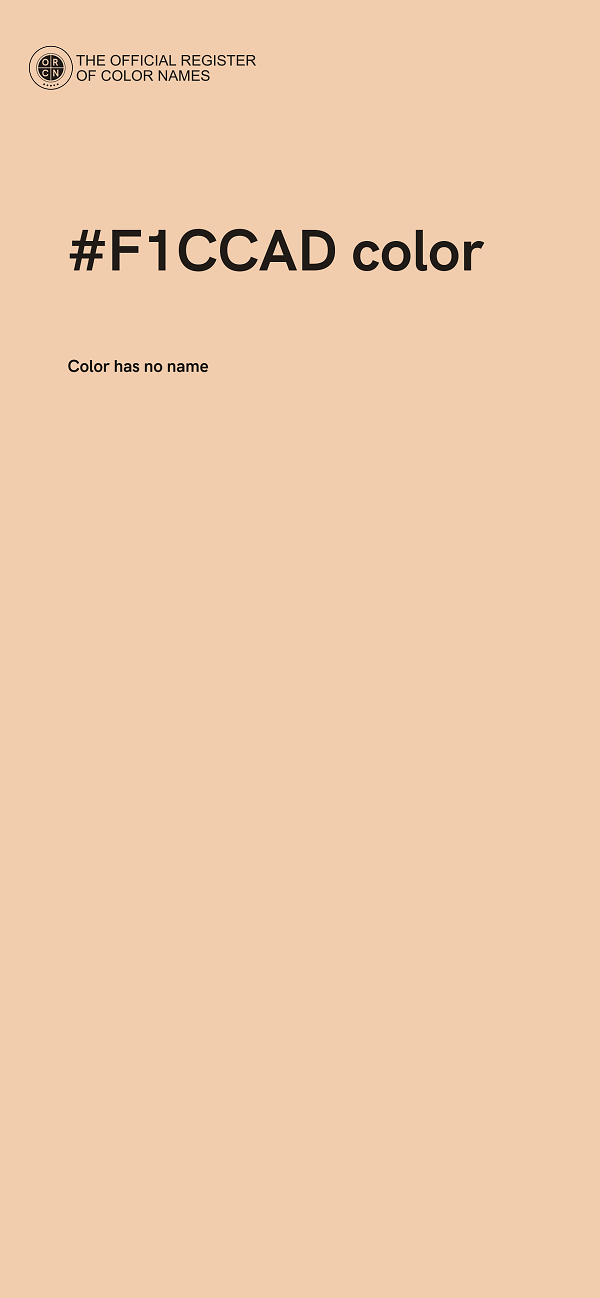 #F1CCAD color image