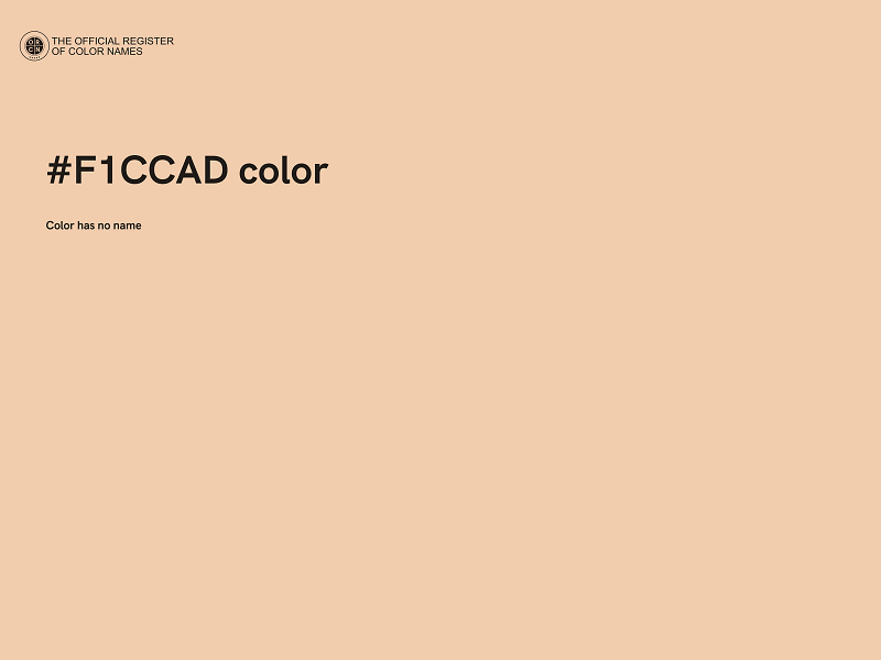 #F1CCAD color image