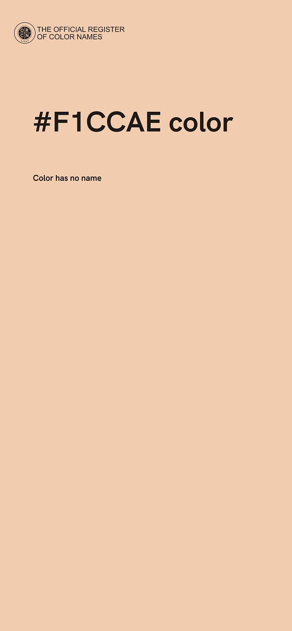 #F1CCAE color image