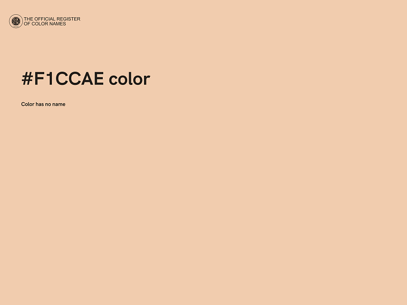 #F1CCAE color image