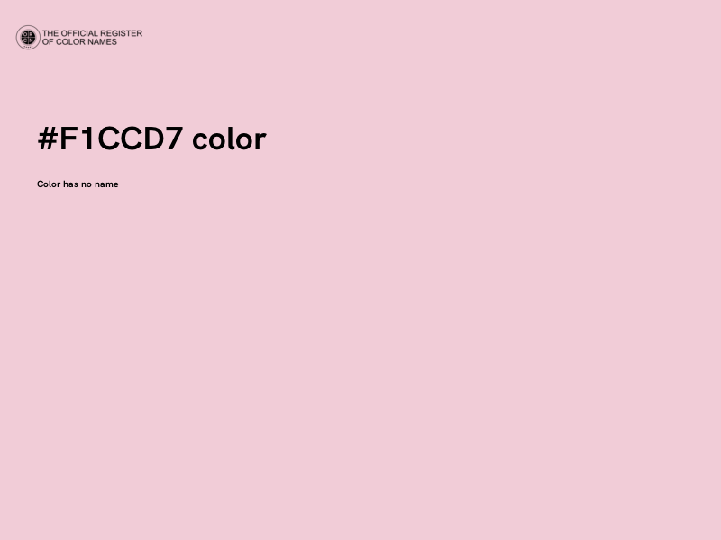 #F1CCD7 color image