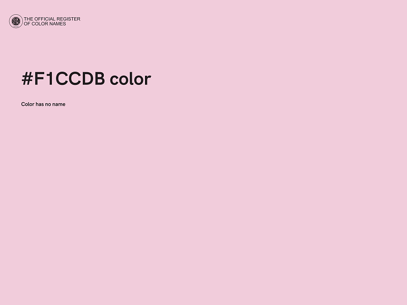 #F1CCDB color image