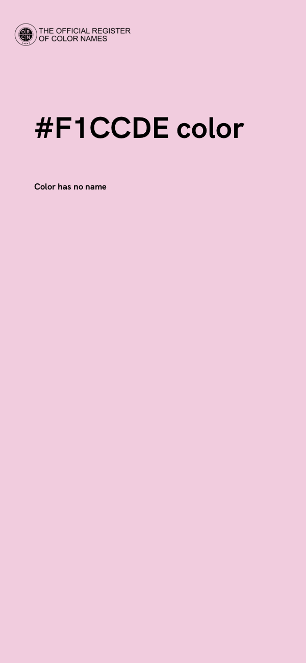 #F1CCDE color image