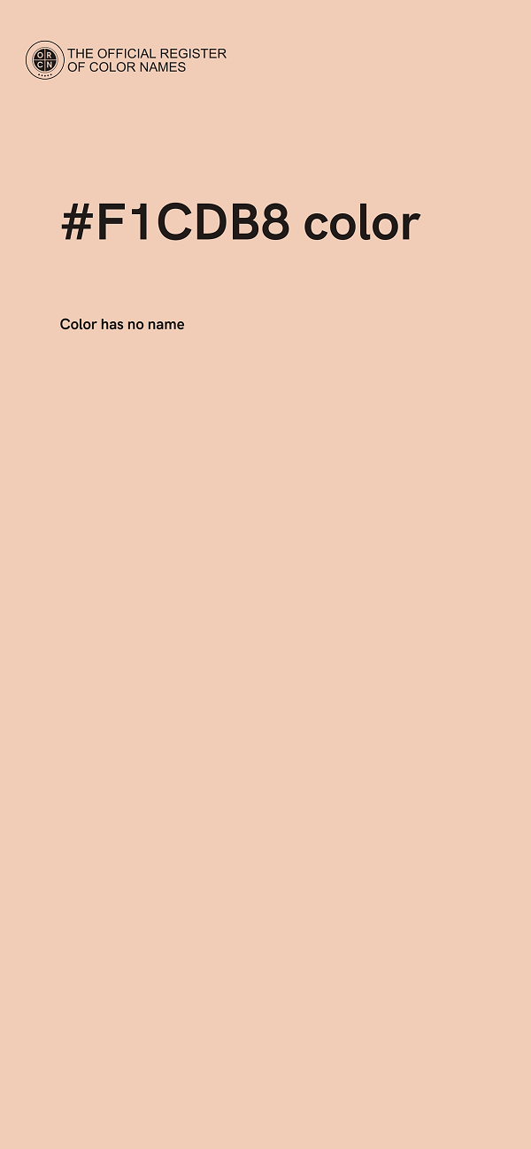 #F1CDB8 color image