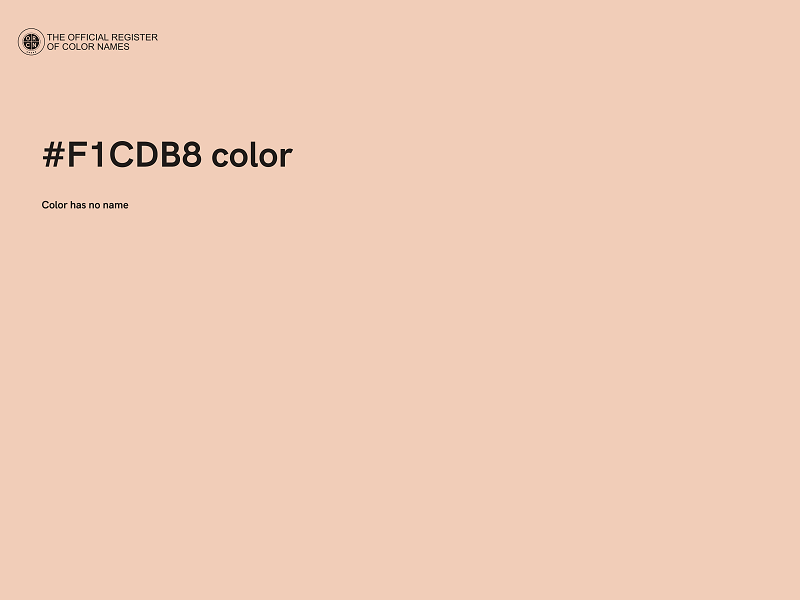 #F1CDB8 color image